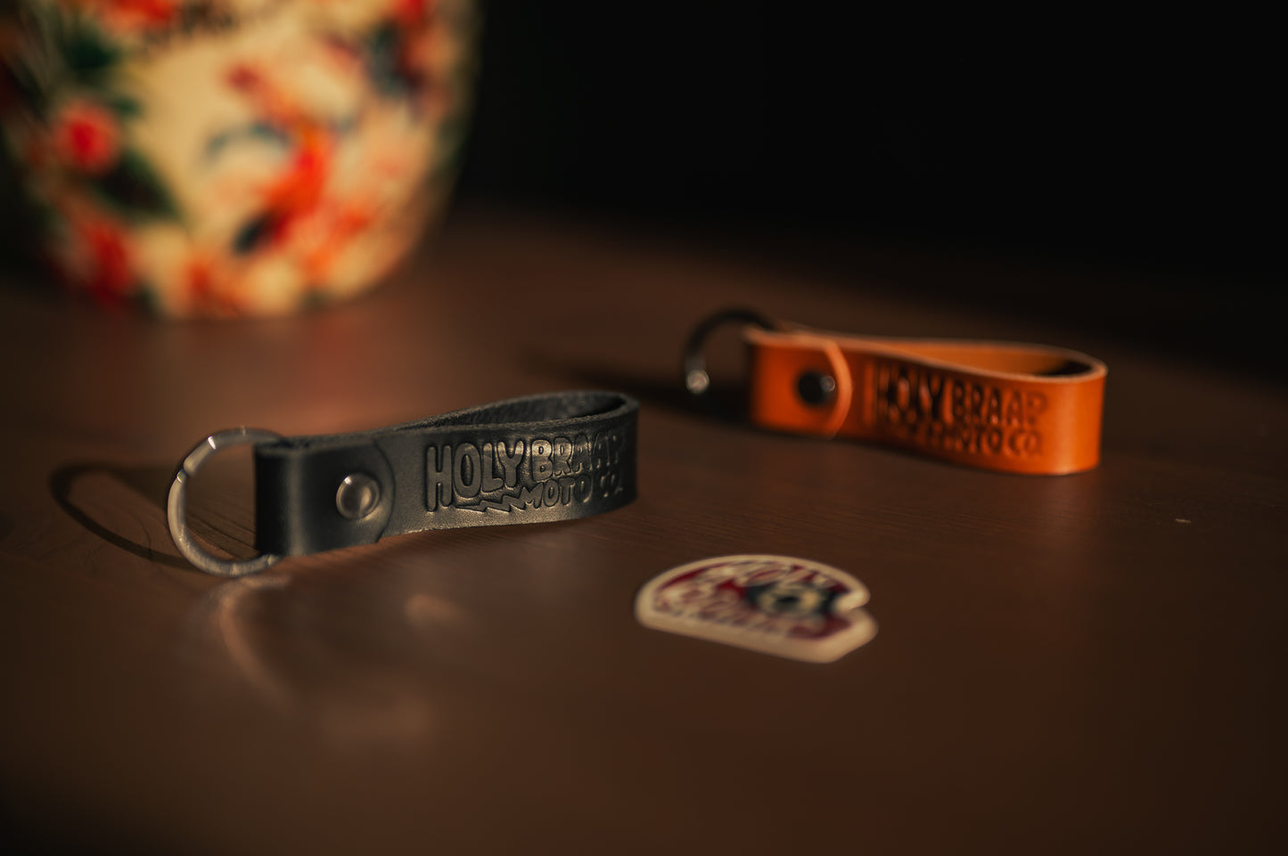 HBMC Leather Keyring